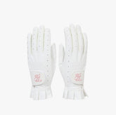 FAIRLIAR FW22 WOMEN FLARE BOTH HANDS GLOVES WHITE